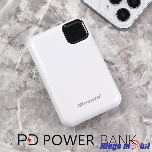 Baterija eksterna 10000mAh Ox Power PD12 FAST+PD white