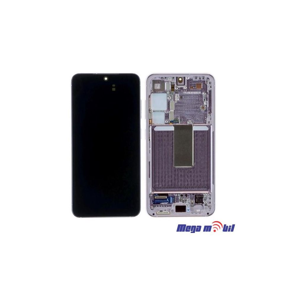 Ekran Samsung S916B S23 Plus 5G SO RAMKA Violet full org SH