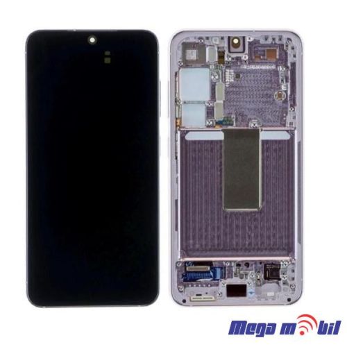 Ekran Samsung S916B S23 Plus 5G SO RAMKA Violet full org SH