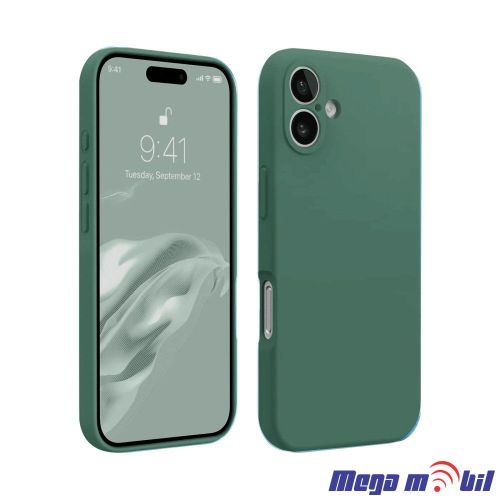 Futrola iPhone 16 Silicon Color green