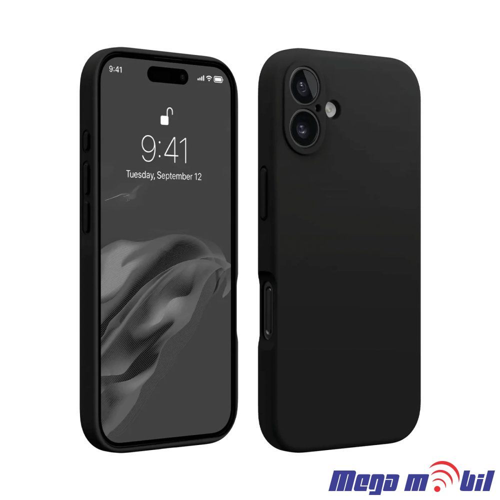 Futrola iPhone 16 Plus Silicon Color black