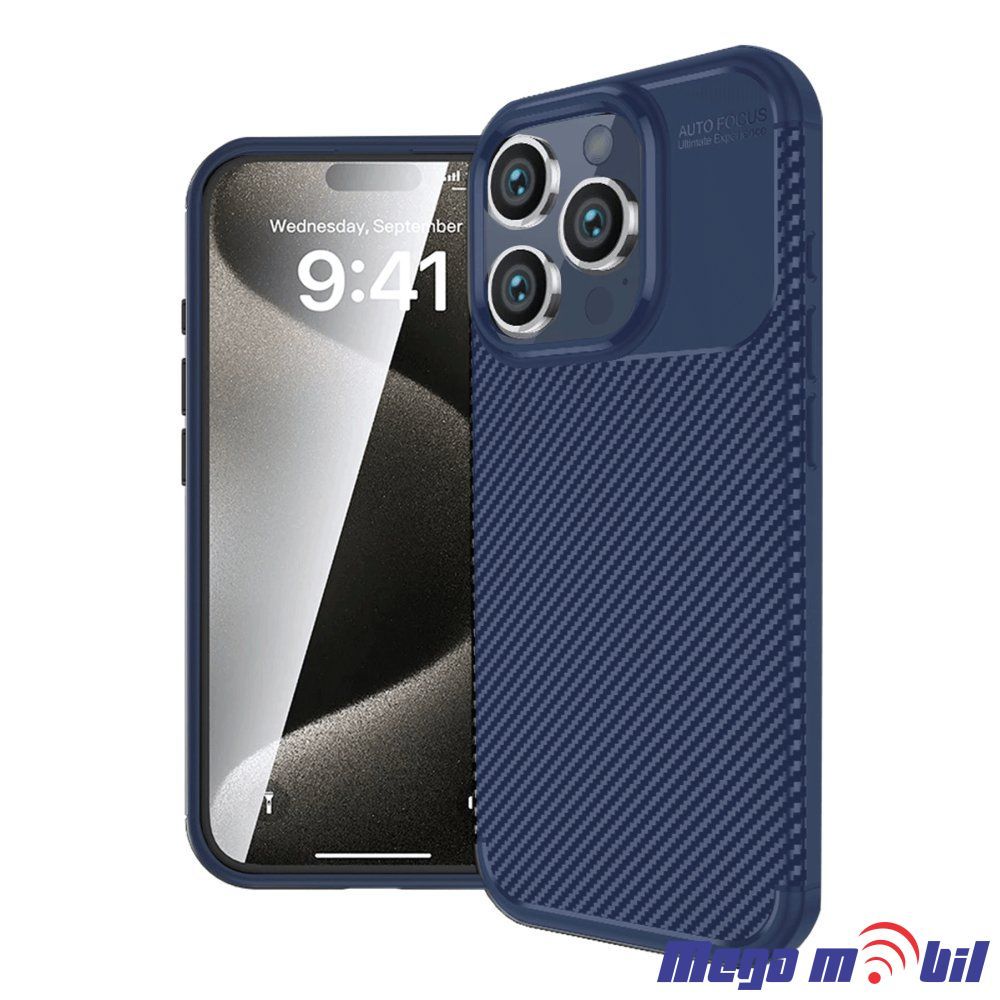 Futrola iPhone 16 Pro Carbon Defender dark blue