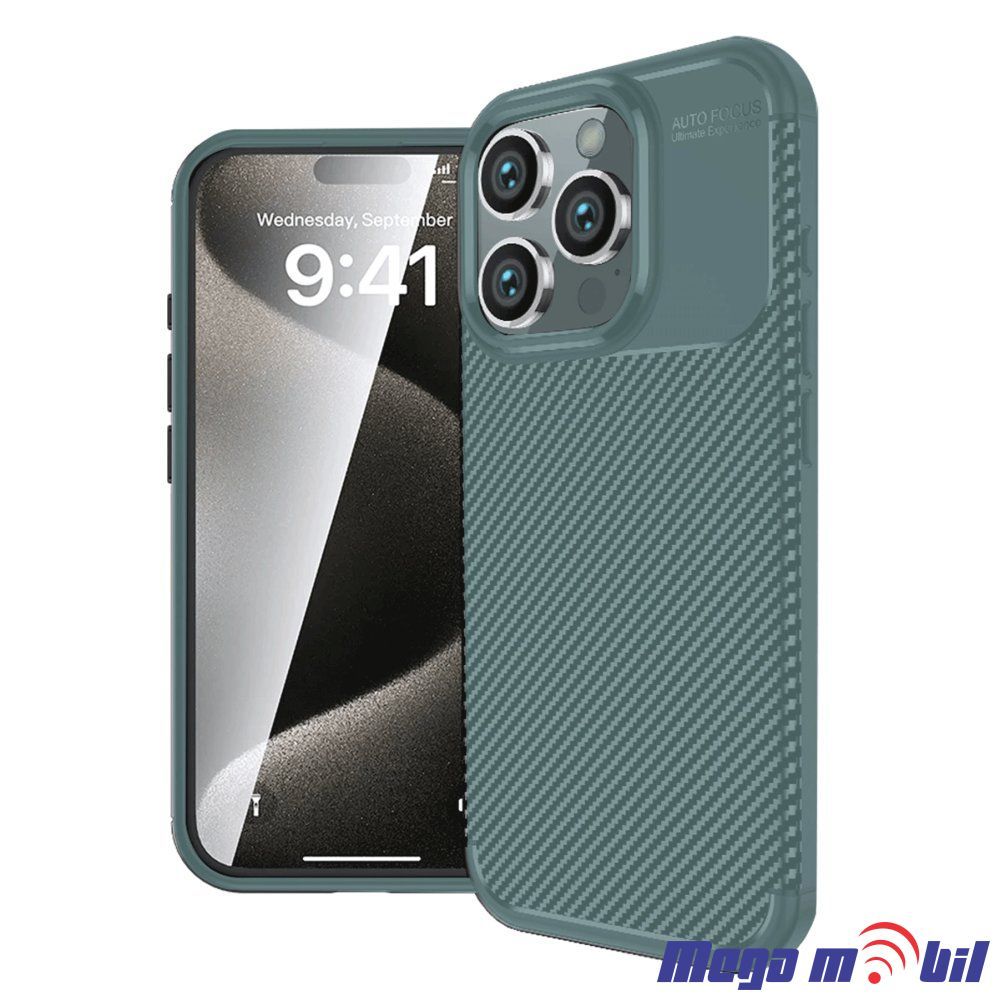 Futrola iPhone 16 Pro Carbon Defender green
