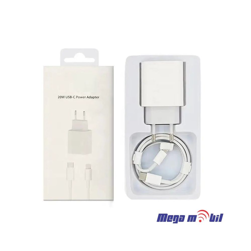 Polnac 220V iPhone PD 20W so kabel FAST