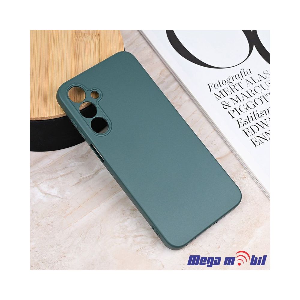 Futrola Samsung A56/ A566B Pudding MAT dark green