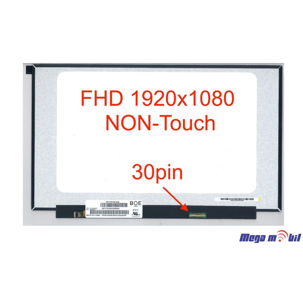 Ekran za laptop 14" NV140FHM-N48 FHD 30pin IPS narrow edge no bracket