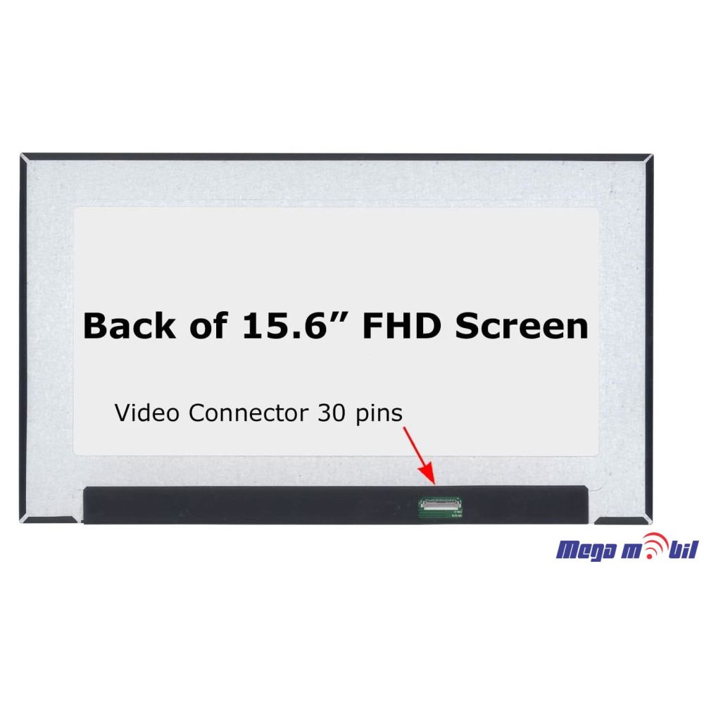 Ekran za laptop 15.6" NV156FHM-N4T/N4H FHD 30pin IPS narrow edge pcba bent