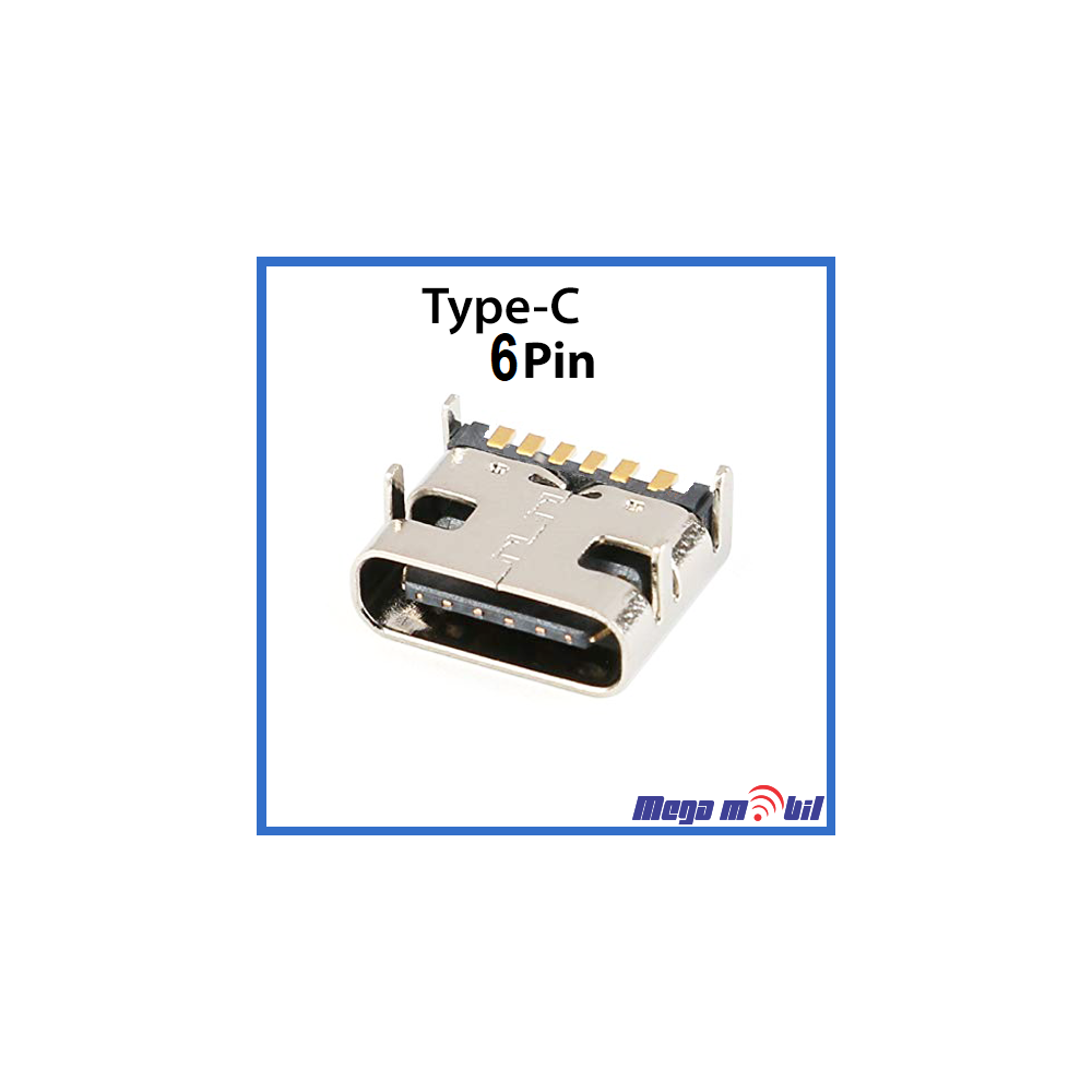 Konektor za polnenje Type C 6 pin