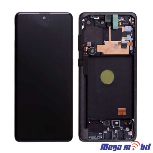 Ekran Samsung G770 S10 lite SO RAMKA Black SOFT OLED