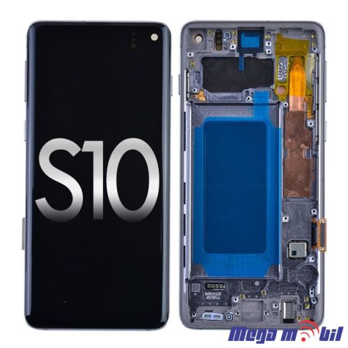 Ekran Samsung G973 S10 SO RAMKA Black SOFT OLED