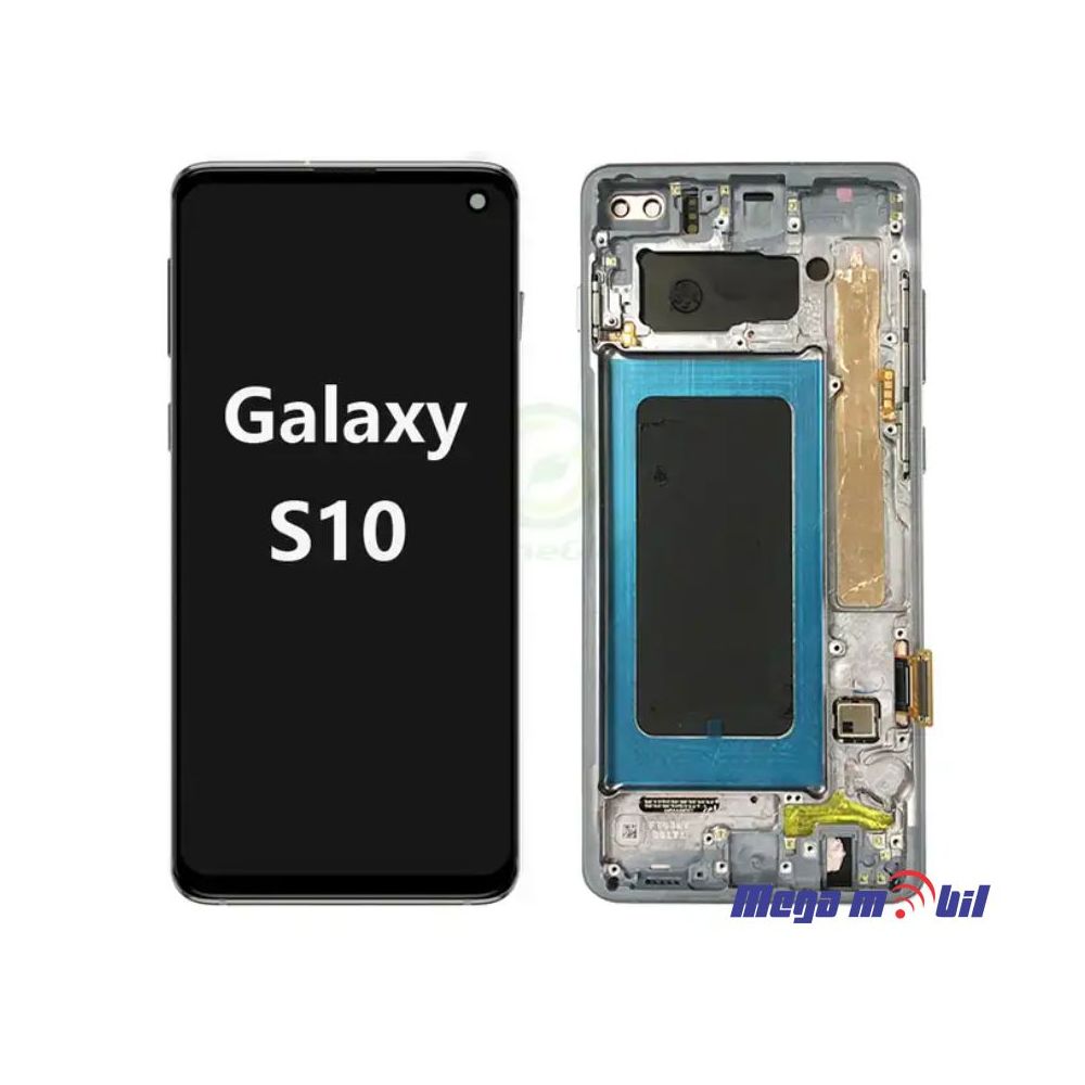 Ekran Samsung G973 S10 SO RAMKA White SOFT OLED