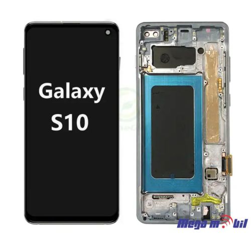 Ekran Samsung G973 S10 SO RAMKA White SOFT OLED