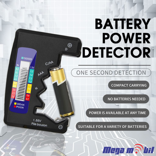 Tester za baterii 1.5V