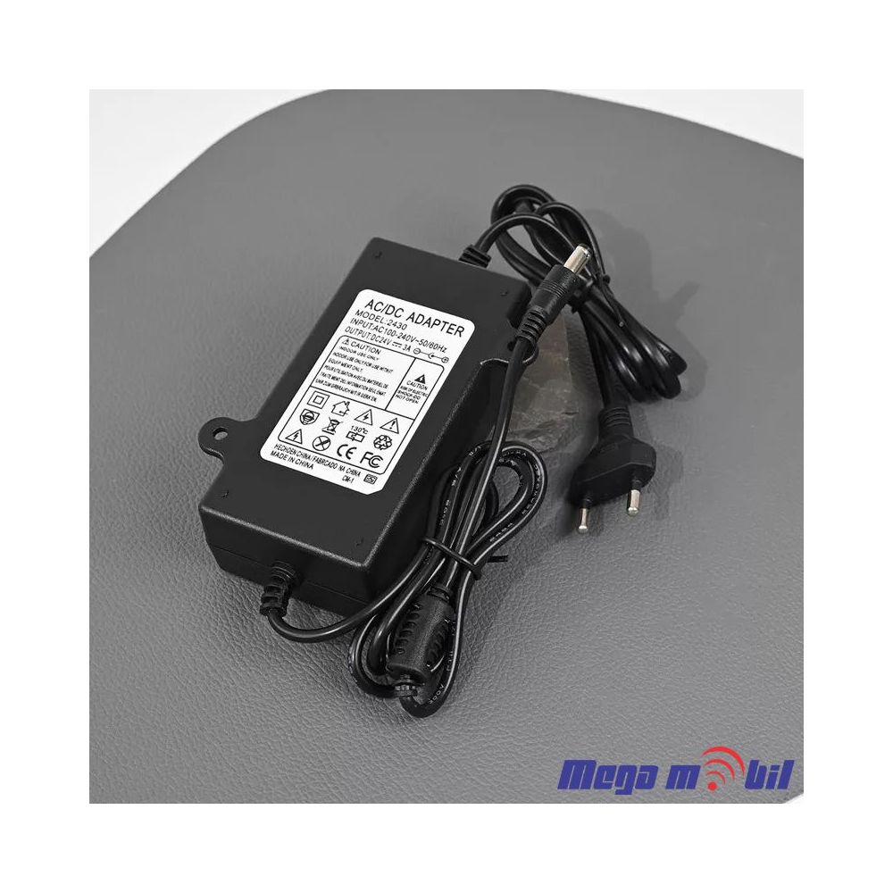 Adapter za napojuvanje 24V 2.5A (5.5mm*2.5mm)