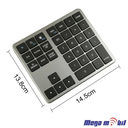 Tastatura Wireless Numpad black.