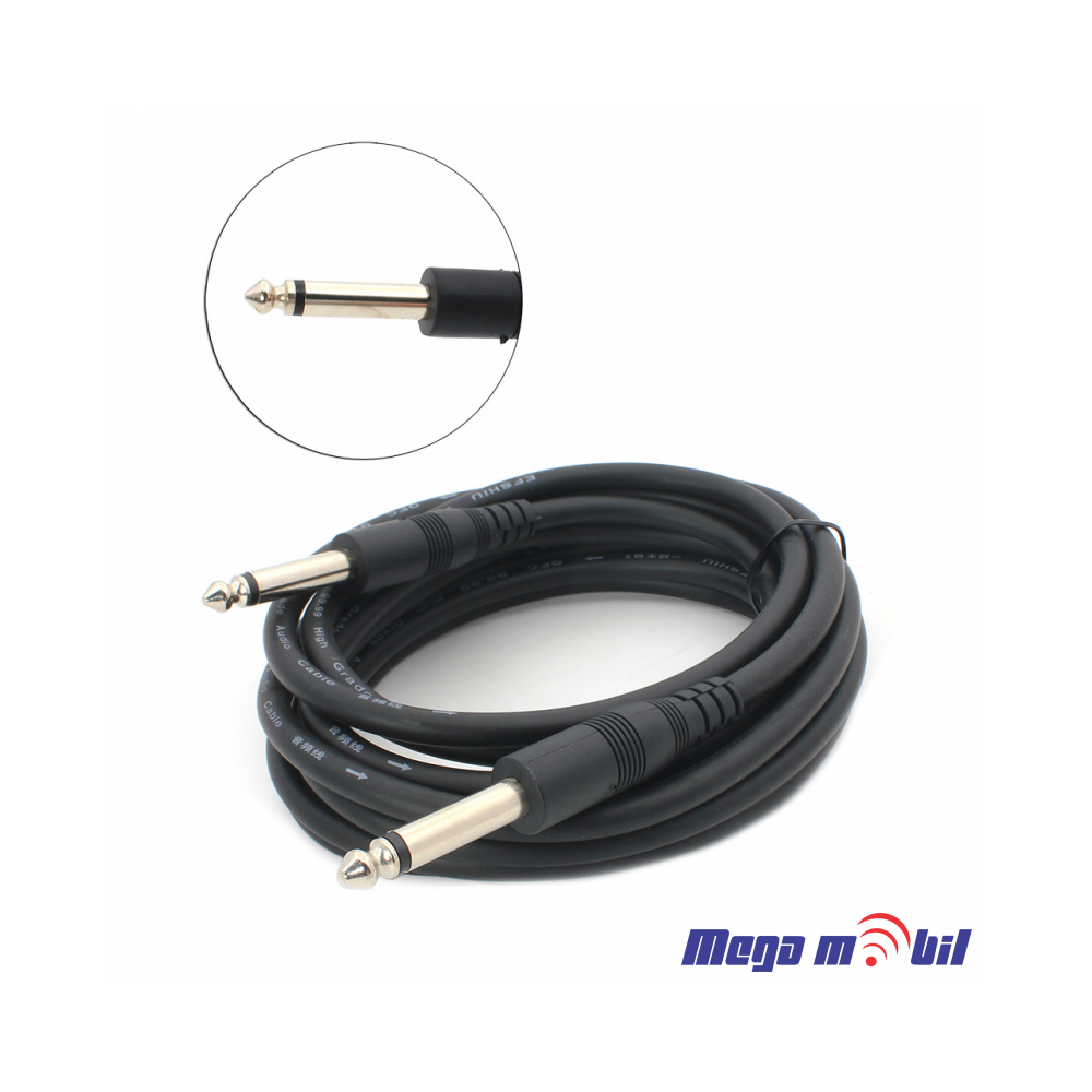 Kabel audio 6.3mm JWD-AU19 3m