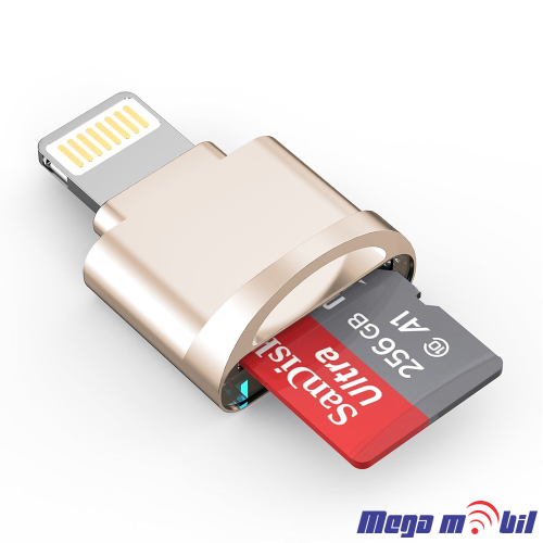 Citac za memoriska kartica Lightning