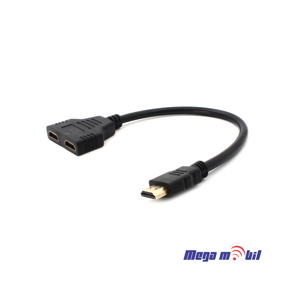 Adapter HDMI M na 2 HDMI F JWD-HDMI22