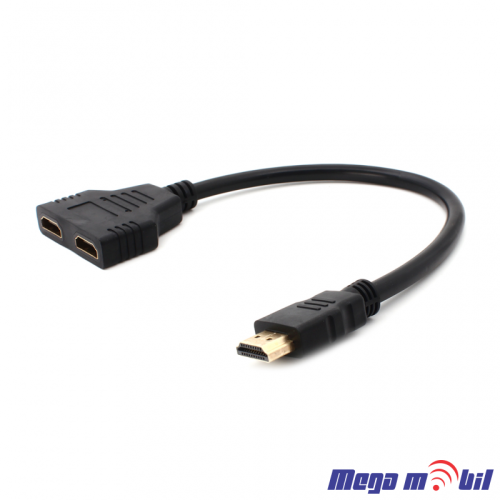 Adapter HDMI M na 2 HDMI F JWD-HDMI22