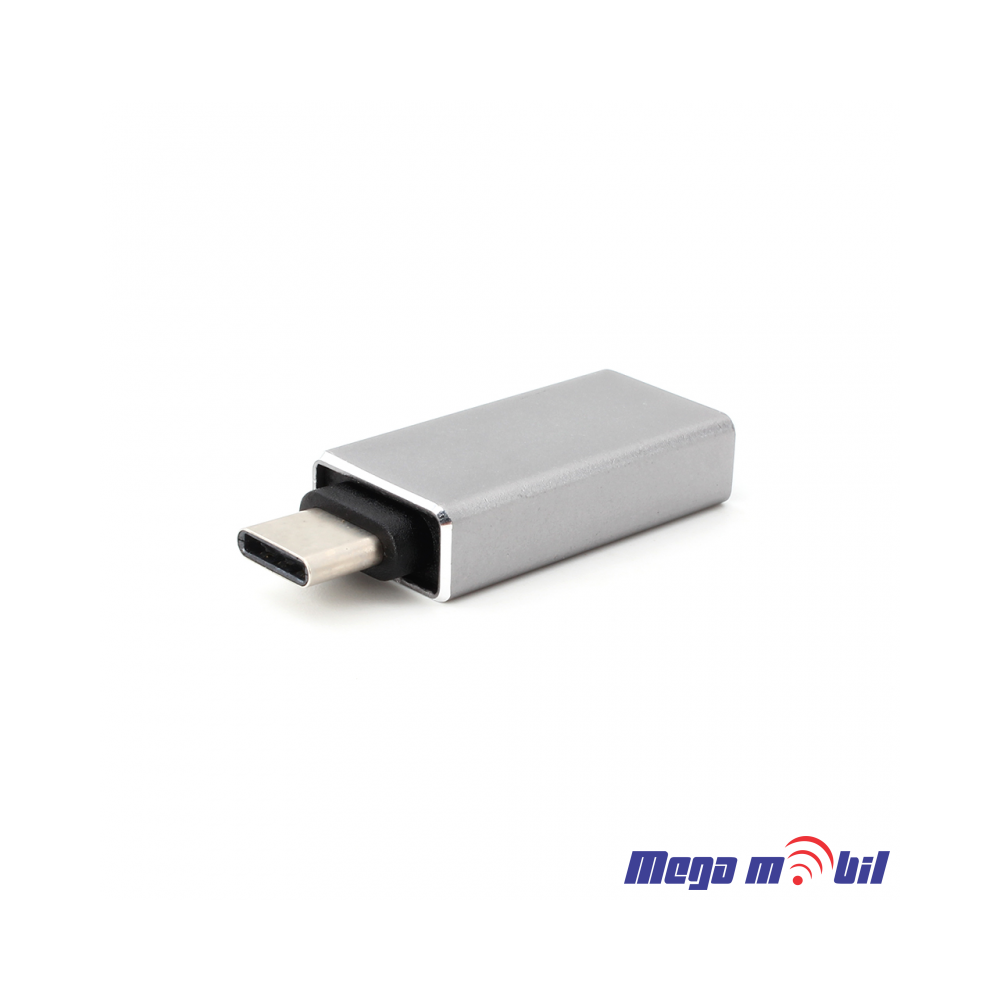 Adapter USB 3.0 F na TYPE C M JWD-AD76 black