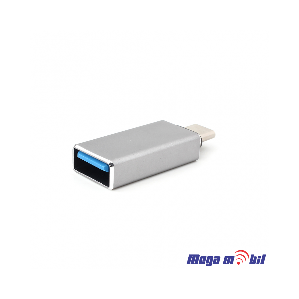 Adapter USB 3.0 F na TYPE C M JWD-AD76 black