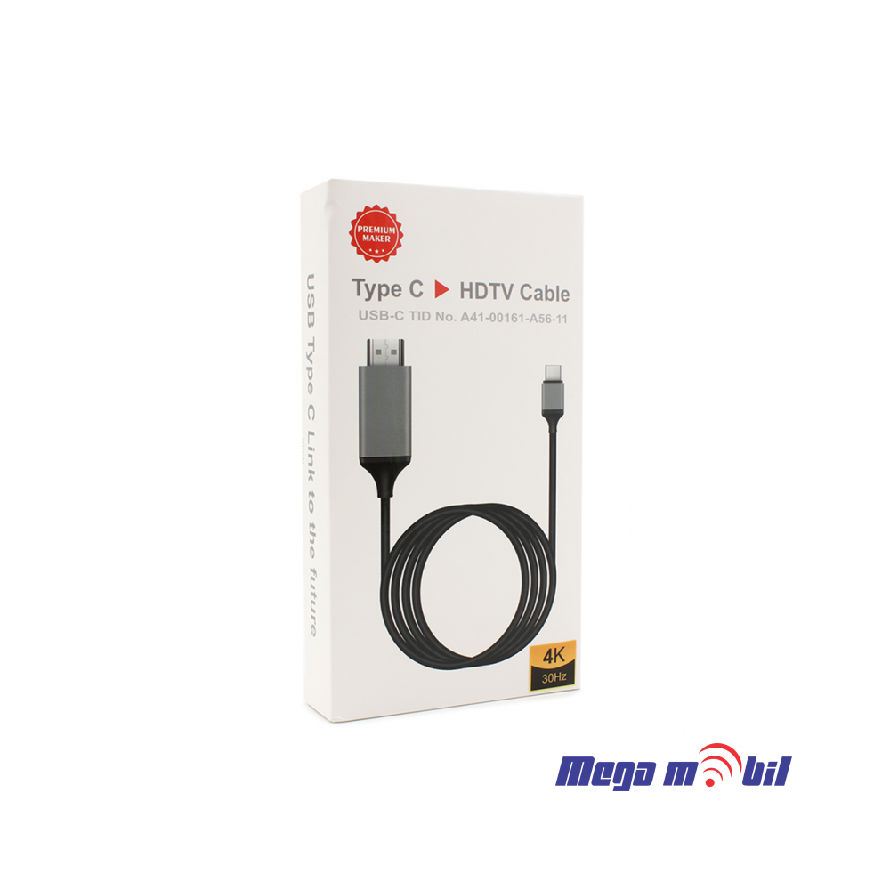 Kabel Type C M na HDMI M 2m JWD-V2 