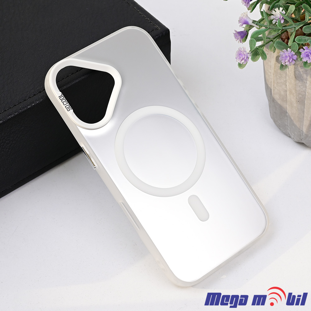 Futrola iPhone 16 Magsafe Clear silver