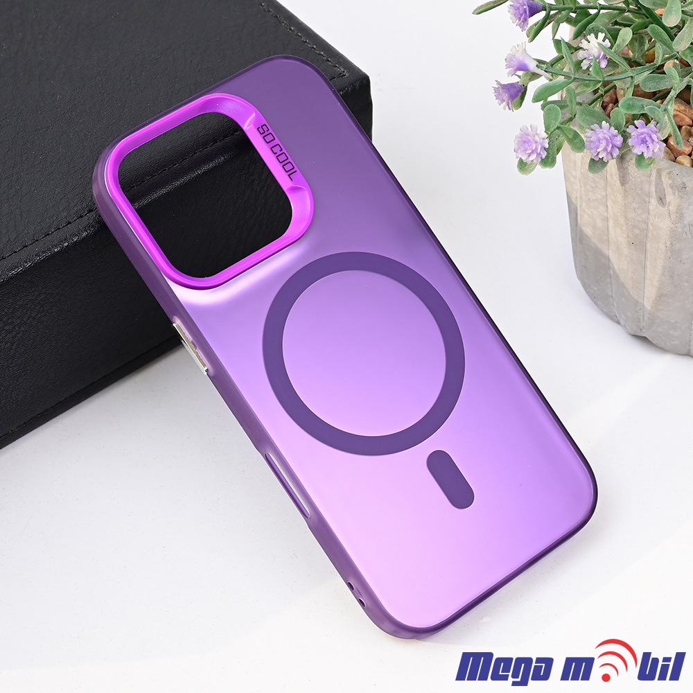 Futrola iPhone 16 Pro Magsafe Clear purple