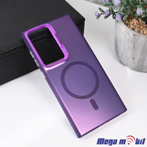 Futrola Samsung S25 Magsafe Clear purple
