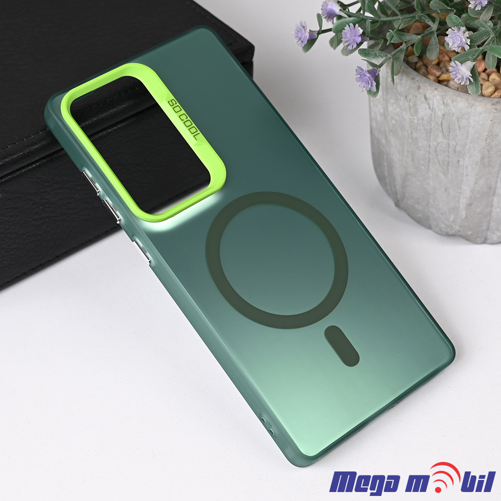 Futrola Samsung S25 Magsafe Clear green