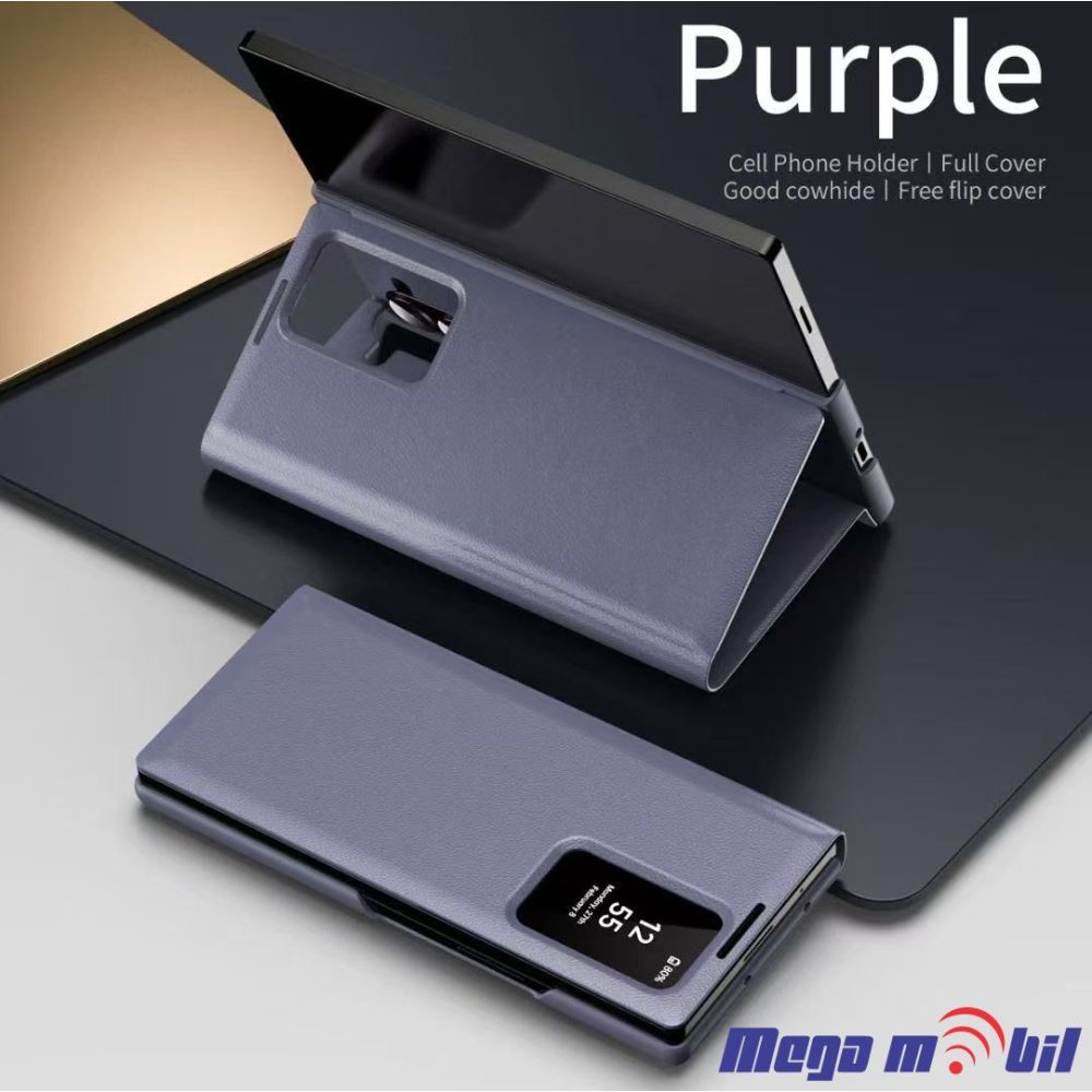 Futrola Samsung S25 Smart View Wallet purple