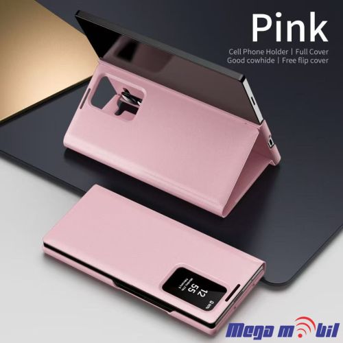 Futrola Samsung S25 Smart View Wallet pink