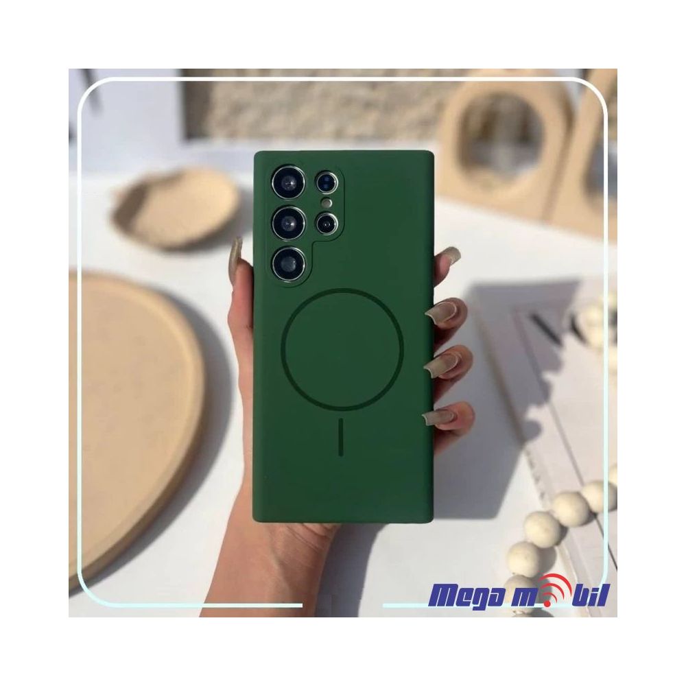 Futrola Samsung S25 Liquid Silicon green