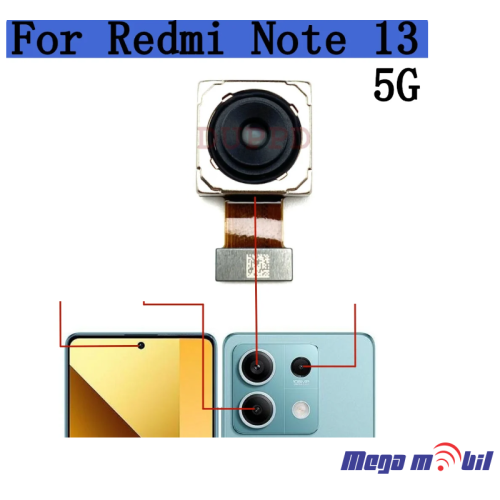Kamera Xiaomi Redmi Note 13 Pro 5G zadna komplet 3 kameri