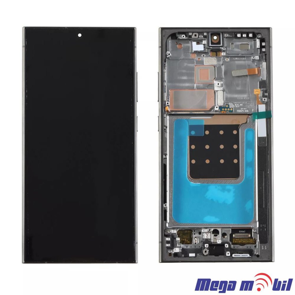 Ekran Samsung S928B S24 Ultra SO RAMKA Black SOFT OLED