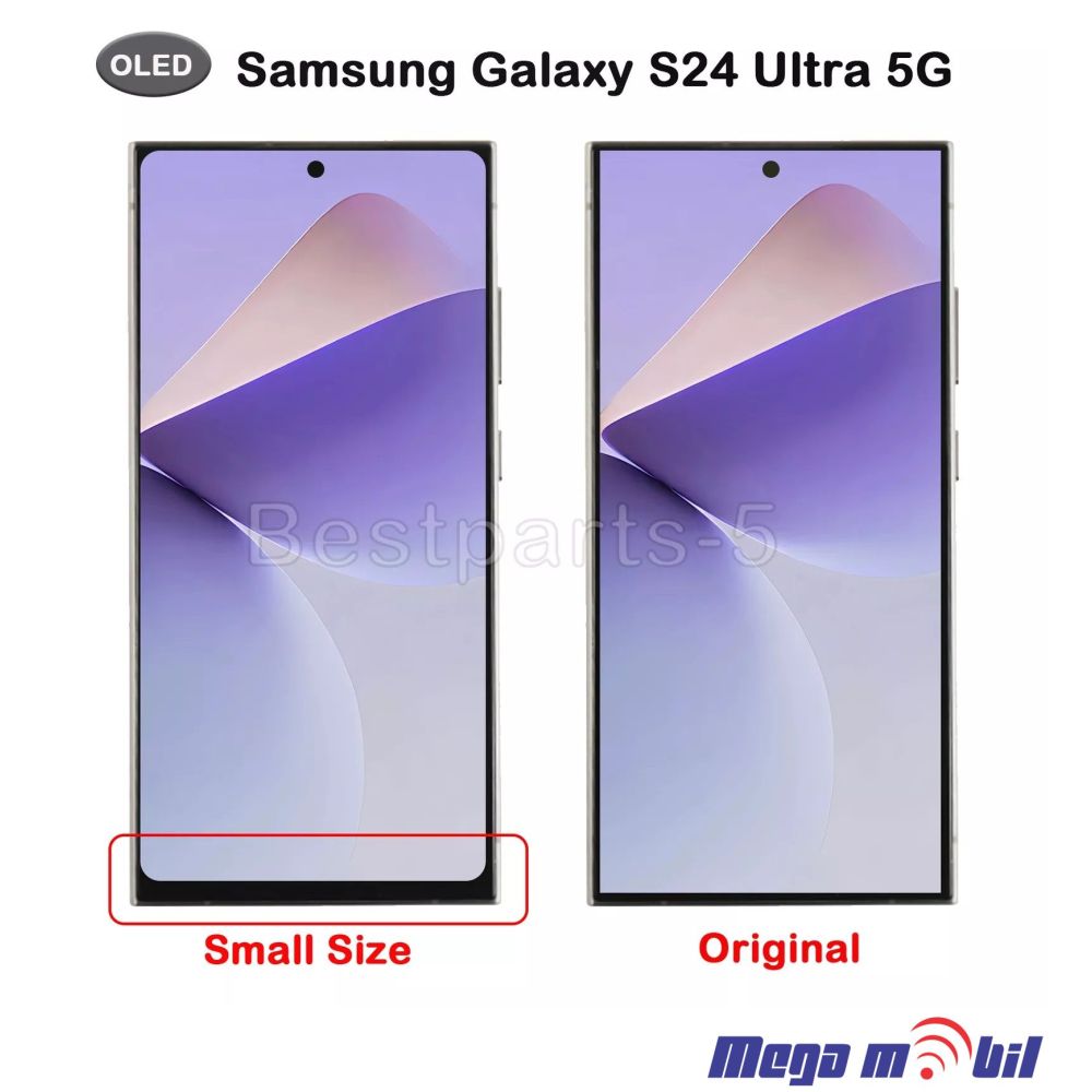 Ekran Samsung S928B S24 Ultra SO RAMKA Grey SOFT OLED