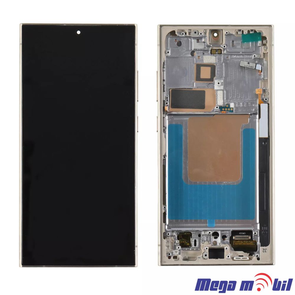 Ekran Samsung S928B S24 Ultra SO RAMKA Yellow SOFT OLED