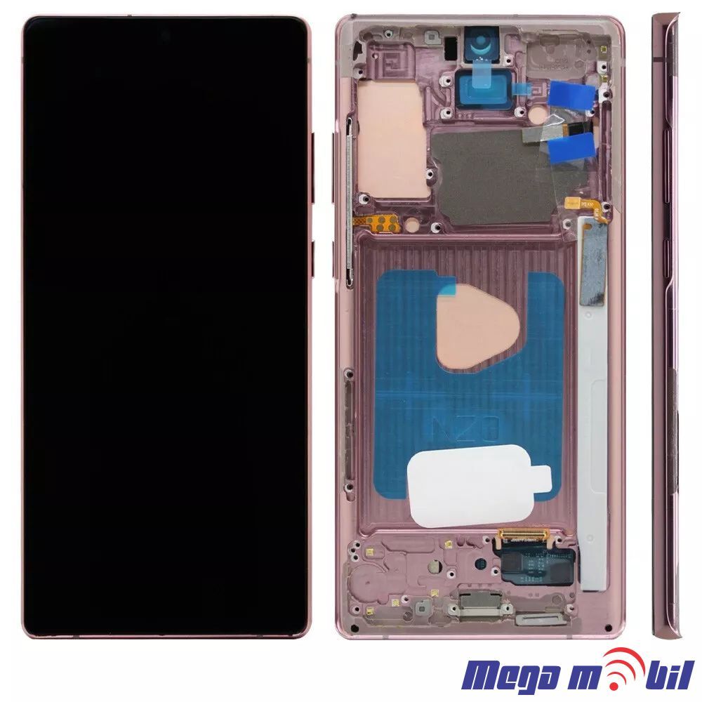 Ekran Samsung N980F Note 20 SO RAMKA Bronze SOFT OLED