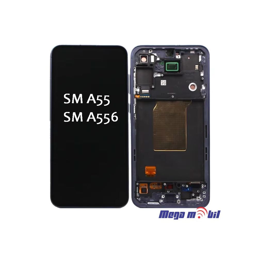 Ekran Samsung A556B/ A55 5G SO RAMKA black OLED
