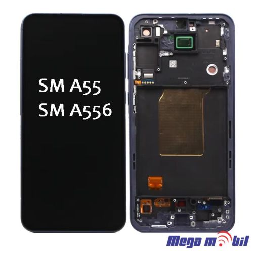 Ekran Samsung A556B/ A55 5G SO RAMKA black OLED