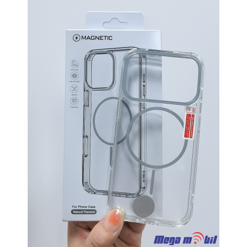 Futrola iPhone 16e Magsafe Ring grey