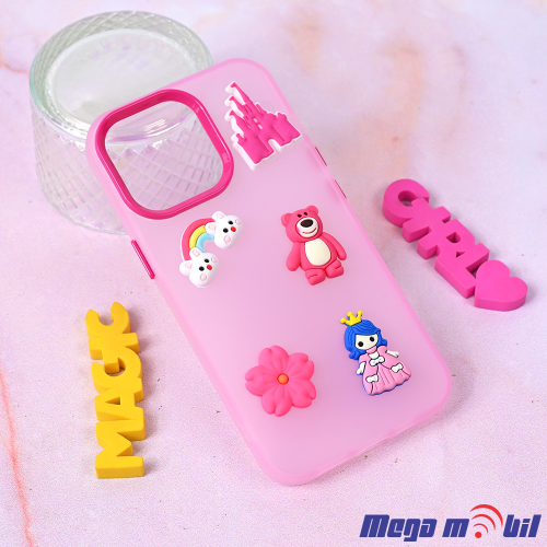 Futrola iPhone 12 Cute pink