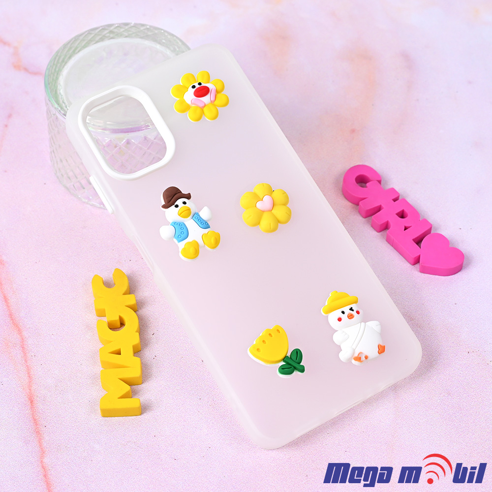 Futrola Samsung A26/ A266B Cute white