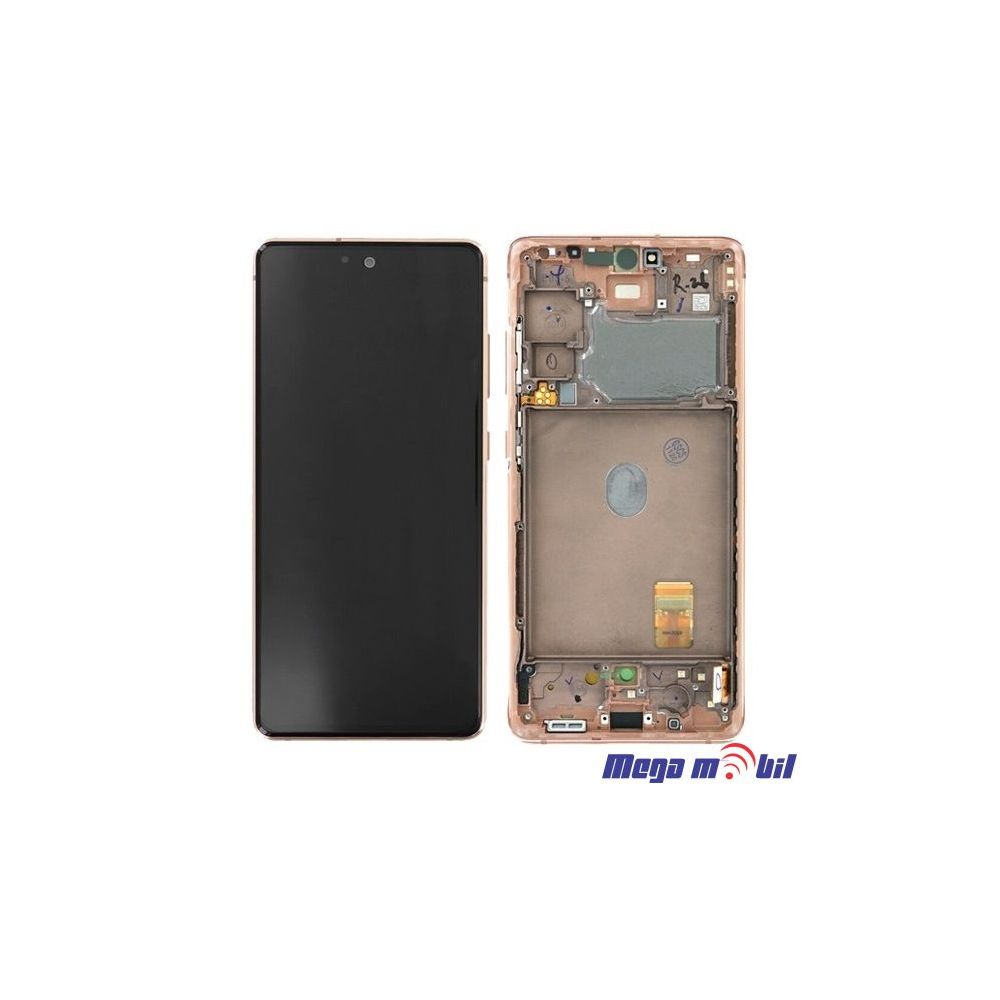 Ekran Samsung G780 S20 FE SO RAMKA Gold repariran 