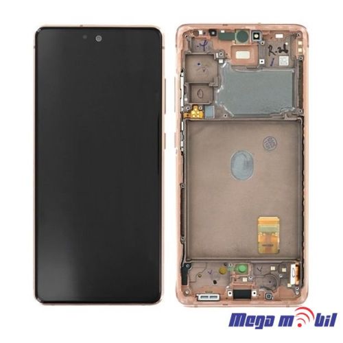 Ekran Samsung G780 S20 FE SO RAMKA Gold repariran 