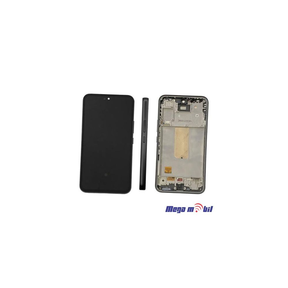 Ekran Samsung A546B/ A54 5G SO RAMKA graphite full org SH