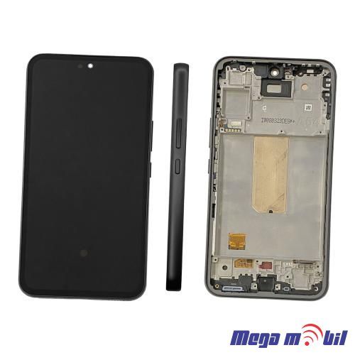 Ekran Samsung A546B/ A54 5G SO RAMKA graphite full org SH