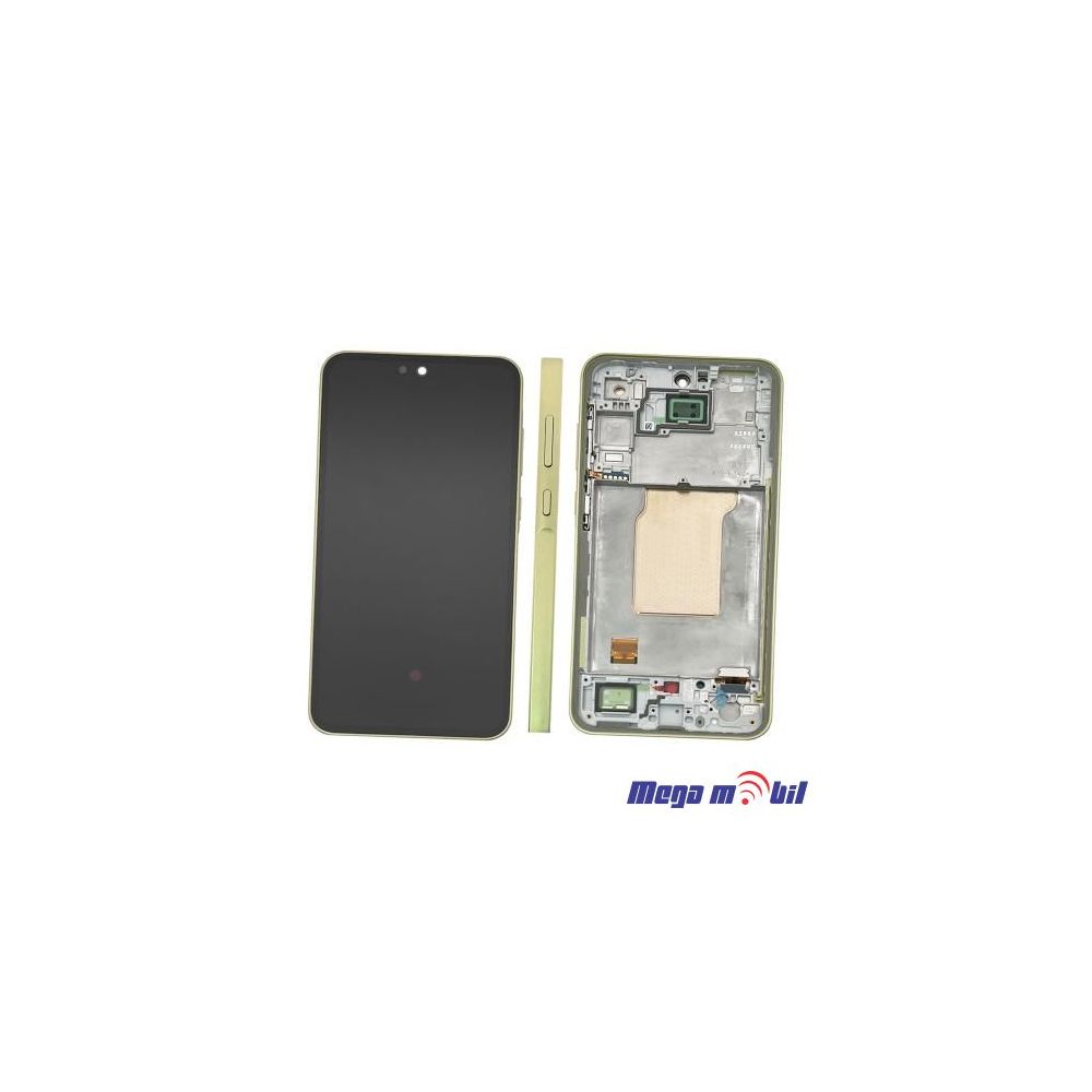 Ekran Samsung A356B/ A35 5G SO RAMKA lemon full org SH