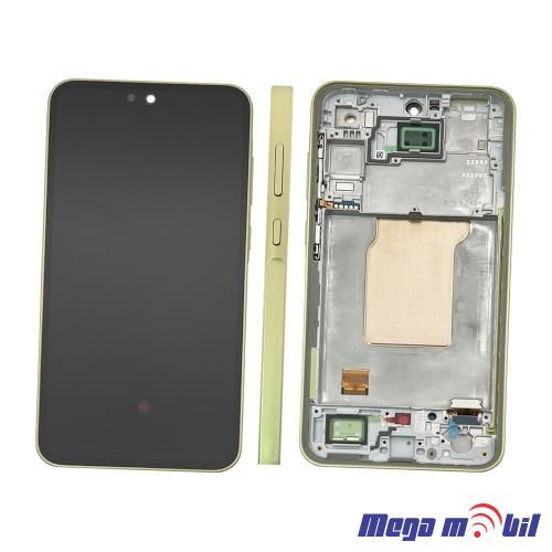 Ekran Samsung A356B/ A35 5G SO RAMKA lemon full org SH