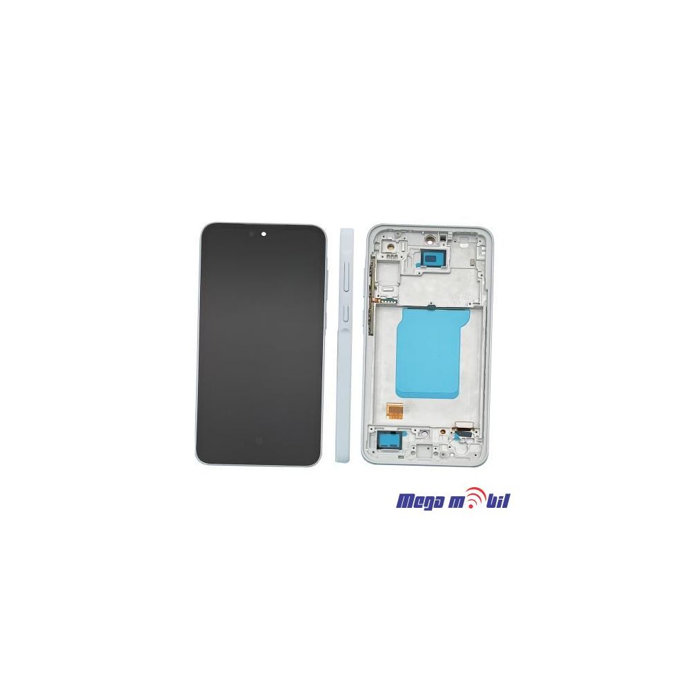 Ekran Samsung A356B/ A35 5G SO RAMKA ice blue full org SH